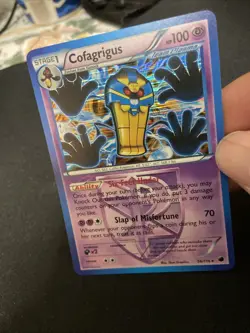 Pokemon TCG Cofagrigus Holo Rare Card 56/116 Plasma Freeze - Image 2