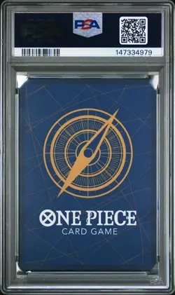 ONE PIECE DIVINE DEPARTURE 2025 OP10-ROYAL BLOOD #019 ALTERNATE ART PSA 10 - Image 2