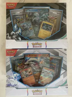 Pokemon Black Kyurem/Melmetal EX And Reshiram/Archaludon Collection Box Bundle - Image 1