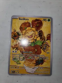 Sunflora Pokemon Card Art Style Trading Cards - Image 2