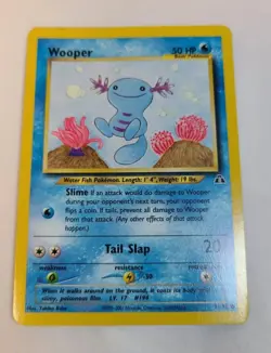 WOOPER - Neo Discovery Set - 71/75 - Common - Pokemon Card - Unlimited - LP - Image 1