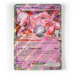 Pokemon - Team Rocket's Mewtwo ex - SVP205 - Black Star Promo - Half Art Card - Image 1