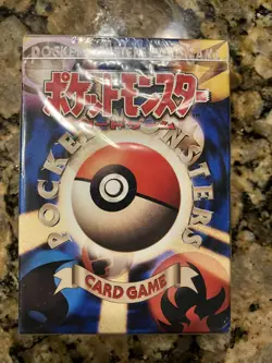 Pokemon Pocket Monsters Japanese Card Game Base Set Starter Deck New Sealed 1996 - Image 1