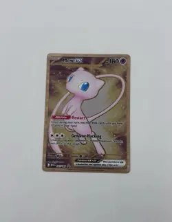 Mew EX 151 UPC Shiny Gold Metal Card Promo 205/165 MEW EN 2023 Pokemon - NM - Image 1