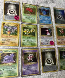 Pokemon Card Lot of 12 Holo Old Back Vintage Japanese 1996 Nm - Image 1