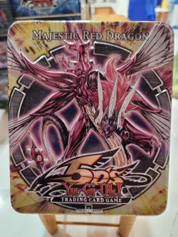 Yu-Gi-Oh! 5D's Trading Card Game Majestic Red Dragon Empty Collector's Tin - Image 1