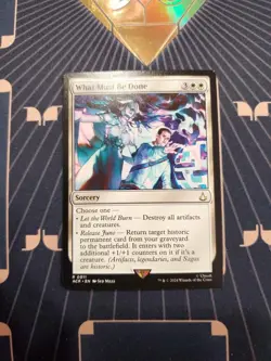 MTG What Must Be Done #0157 Extended Art Rare UB: Assassin’s Creed (ACR) - Image 1