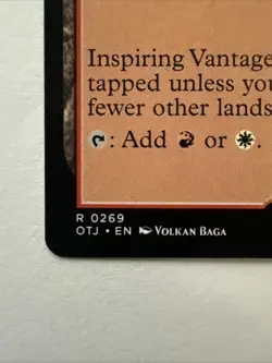 MTG Inspiring Vantage Normal 0269 Outlaws of Thunder Junction OTJ NM - Image 2