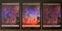 x3 Foil* Mountain - 275 - Outlaws of Thunder Junction - Land OTJ - LP MTG - Image 1