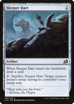 MTG Sleeper Dart [Ikoria: Lair of Behemoths] Lightly Played Foil Magic - Image 1