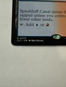 MTG Spirebluff Canal 0270 Outlaws Of Thunder Junction OTJ Regular NM - Image 2