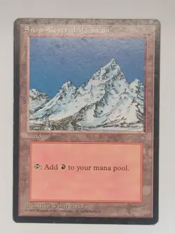 Snow-Covered Mountain - Ice Age (ICE) - #349 - Magic: The Gathering - MTG - LP - Image 3