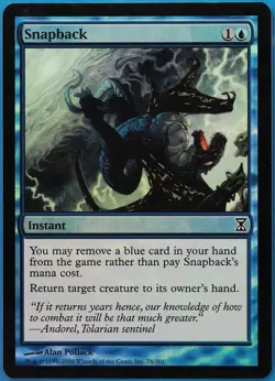MTG LP/EX Snapback FOIL Time Spiral L11 - Image 1