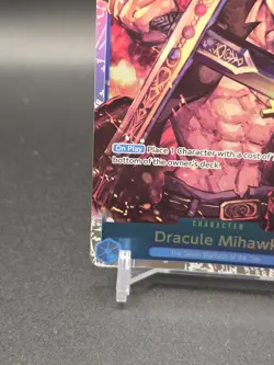 Pre-Errata 2022 One Piece Romance Dracule Mihawk OP01-070 SR - Image 5
