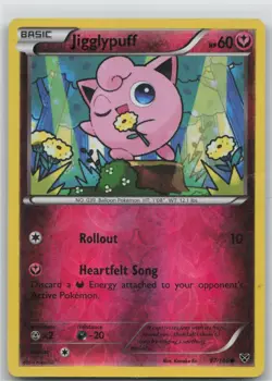 Jigglypuff (87) Reverse Holo Common 87/146 XY Base Set LP - Image 1