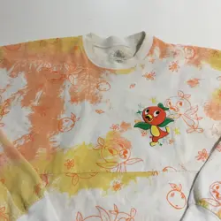 Disney Orange Bird Spirit Jersey Long Sleeve Shirt XS Hello Sunshine Top - Image 4