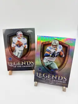 2025 Topps Chrome Refractor Troy Aikman Jason Witten Cowboys Lot 2 - Image 1