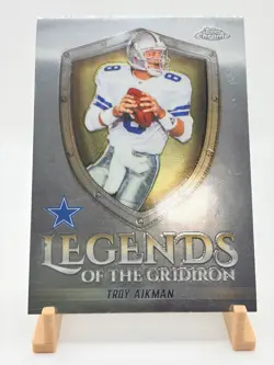 2025 Topps Chrome Refractor Troy Aikman Jason Witten Cowboys Lot 2 - Image 3