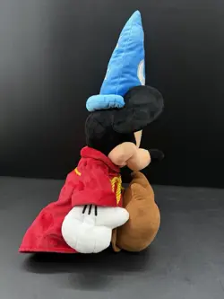 Disney Parks Mickey Mouse 24" Plush Fantasia Sorcerer Wizard Stuffed Toy - Image 3