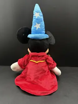 Disney Parks Mickey Mouse 24" Plush Fantasia Sorcerer Wizard Stuffed Toy - Image 4
