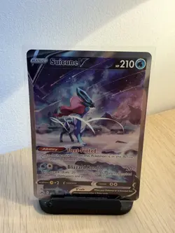 Pokemon TCG Suicune V GG38/GG70 Crown Zenith Galarian Gallery Holo NM - Image 1