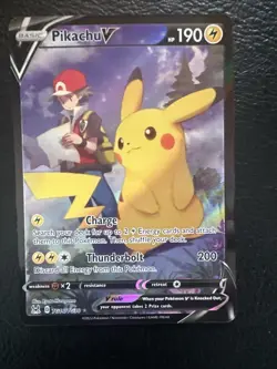 Pikachu V TG16/TG30 SWSH11: Lost Origin Trainer Gallery - Pokemon Card - NM - Image 3