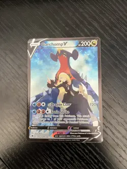 Garchomp V TG23/TG30 Holo V Rare Astral Radiance Trainer Gallery Pokemon LP - Image 1