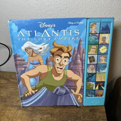 Disney Atlantis The Lost Empire Play a Sound Children's Book VTG 2001 - Image 1