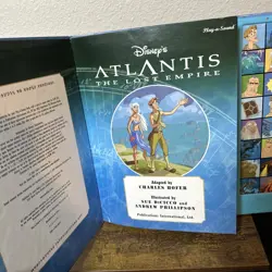 Disney Atlantis The Lost Empire Play a Sound Children's Book VTG 2001 - Image 3
