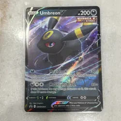 Umbreon V SWSH203 Sword & Shield Promo Single Strike Holo 200HP 5ban Graphics - Image 1