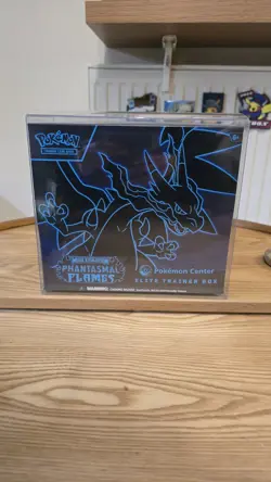 Phantasmal Flames Pokemon Center Elite Trainer Box (ETB) WITH Case, New, Sealed - Image 1