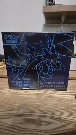 Phantasmal Flames Pokemon Center Elite Trainer Box (ETB) WITH Case, New, Sealed - Image 2
