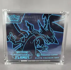 Pokemon Center Phantasmal Flames ETB Sealed + Magnetic Acrylic Case SET OF 2 - Image 1