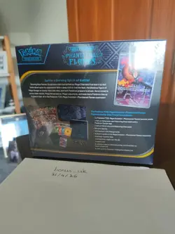 Pokemon TCG Mega Evolution Phantasmal Flames POKEMON CENTER ETB SEALED - Image 2