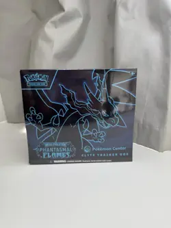 Pokemon TCG Phantasmal Flames Pokemon Center Etb New Sealed Secure Shipping UK - Image 1