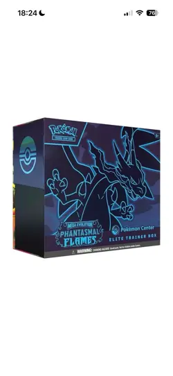 Pokemon TCG Phantasmal Flames Pokemon Center Etb New Sealed Secure Shipping UK - Image 2