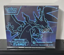 SEALED Pokemon TCG Phantasmal Flames Pokemon Center ETB Authentic - Image 1