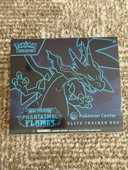 Pokemon TCG Phantasmal Flames Pokemon Center Elite Trainer Box PC ETB New Sealed - Image 1