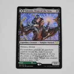 MTG Valentin, Dean of the Vein // Lisette, Dean of the Root Rare Strixhaven Card - Image 1
