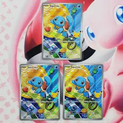 Squirtle 039 x3 Lot - First Partner Pokemon Cards - #L616 - Image 1