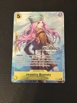 Jewelry Bonney P-085 Promo Regionals Textured Chase One Piece Card English OPTCG - Image 1