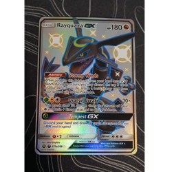 Pokemon Rayquaza GX 177A/168 Promo Full Art Holo Card - Image 1