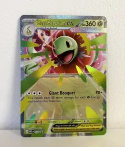 Pokemon Mega Meganium EX MEP 034 Black Star Promo Card - Image 1