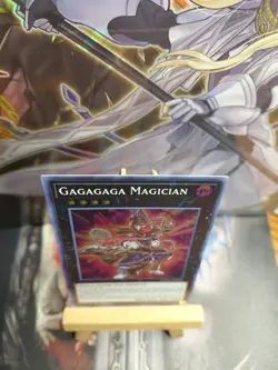 LED6-EN034 Gagagaga Magician Super Rare Yu-Gi-Oh Card (Unl) New - Image 2
