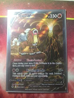 Pokemon Entei v Crown Zenith Illustration Card GG36/GG70 Mint Condition - Image 2