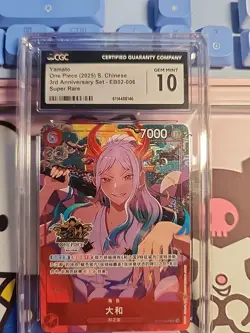 YAMATO - Exclusive Chinese 3rd Anniversary Set EB02-006 One Piece Card CGC10 - Image 3