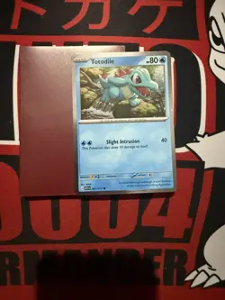 Totodile (Cosmos Holo) Common Miscellaneous Cards & Products 041/217 NM - Image 3