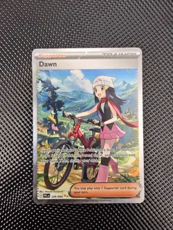Pokemon Dawn Trainer Full Art Special Illustration Rare Holo Me02 129/094 Card - Image 1
