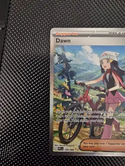 Pokemon Dawn Trainer Full Art Special Illustration Rare Holo Me02 129/094 Card - Image 3