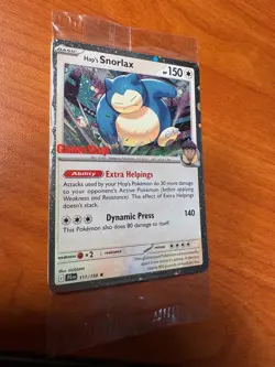 (Sealed) GAMESTOP Hop's Snorlax Stamped Promo Pokemon Card Exclusive NM - Image 2
